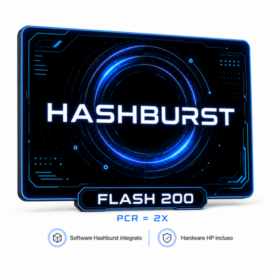 Flash 200 hardware HP software HASHBURST - PCR = 2X