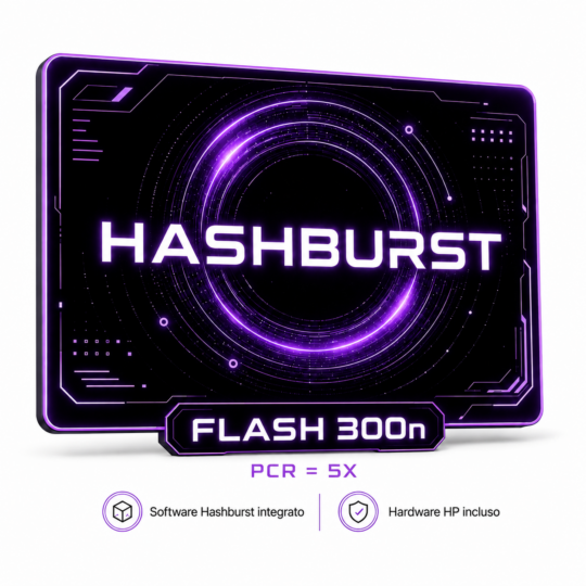 Flash 300n hardware HP software HASHBURST - PCR = 5X